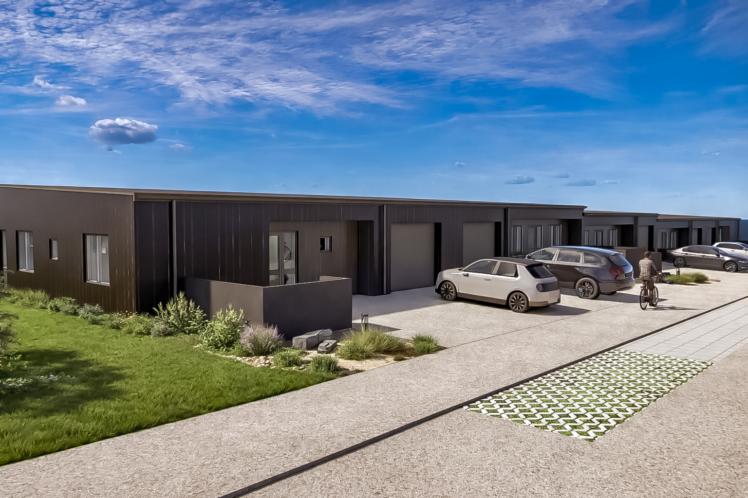 Hlíðarmói — nýbygging unnin af HeiðGuðByggi